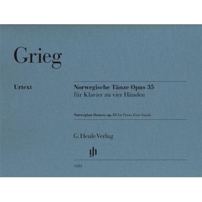 Edvard Grieg - Norwegische Tänze op. 35 für Klavier zu vier Händen -
