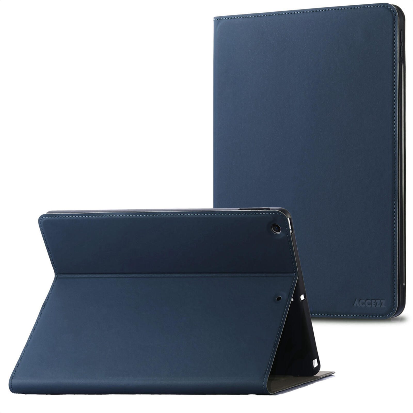 Accezz Classic Klapphülle für das Apple iPad 9 (2021) 10.2 Zoll / iPad 8 (2020) 10.2 Zoll / iPad 7 (2019) 10.2 Zoll - Dunkelblau SH00068394