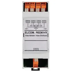 Elcom Videoverteiler 4-fach 2Draht REG RED614Y
