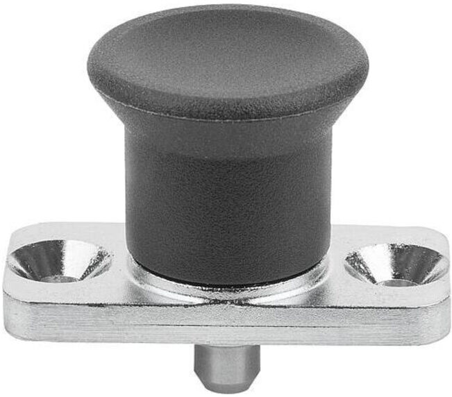 KIPP Goupille de verrouillage Mini avec bride de fixation D=6 Forme C (K2001.310606)