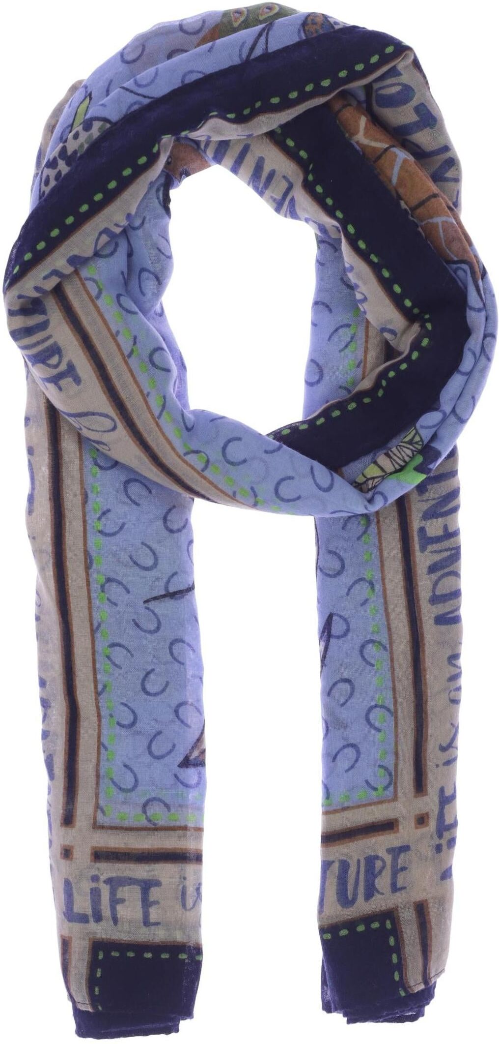 Codello Damen Schal oder Tuch, Blau, Synthetik - Second Hand