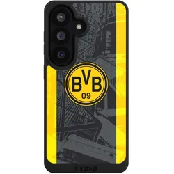 Nivocase Handyhülle für Samsung Galaxy S26 Hülle NIVOpure Case Schwarz BVB Borussia Dortmund Stadion (Samsung Galaxy S26), Smartphone Hülle, Schwarz