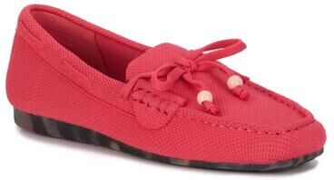 Women's Neve Flat Knit Moccasin by Ros Hommerson in Pink Knit (Size 12 M)