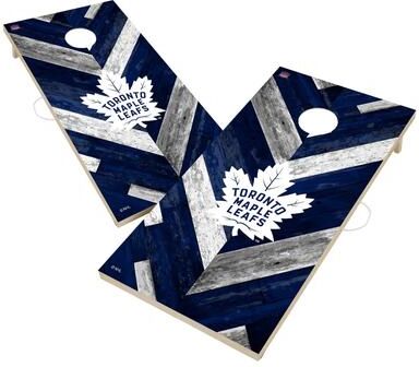 Skip's Garage Toronto Maple Leafs NHL Cornhole Board Set
