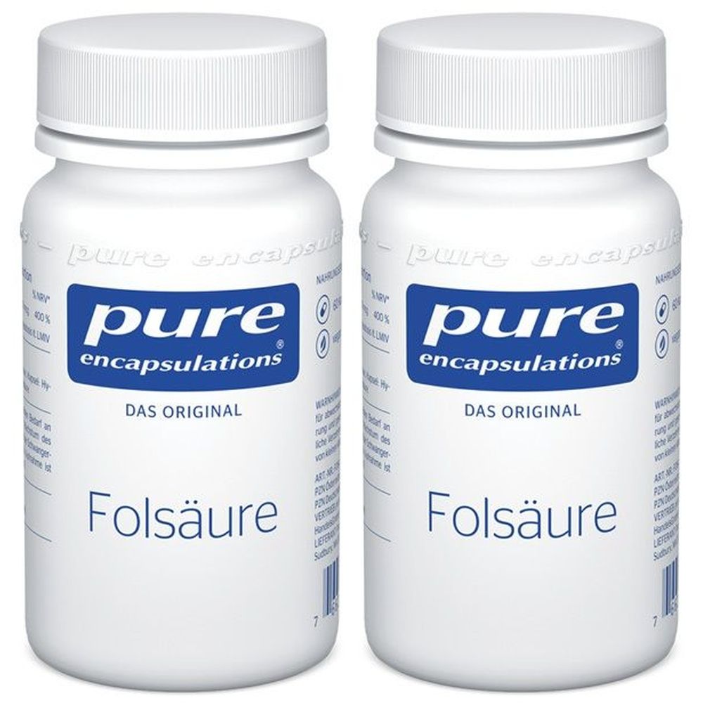 Pure Encapsulations Folsäure Kapseln 2x 2x60 St