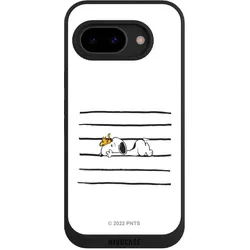 Nivocase Handyhülle für Google Pixel 9a Hülle NIVOpure Case Schwarz Hund Peanuts Snoopy (Google Pixel 9a), Smartphone Hülle, Schwarz