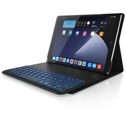 Aplic Tablet-Tastatur, Kunstledercase für iPad Pro 10,5`, Bluetooth Keyboard mit Apple Layout
