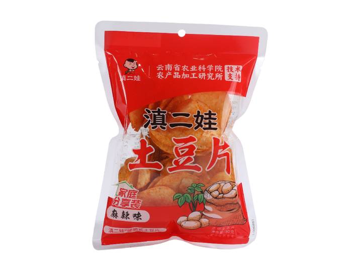 Dianerwa Chips de Pommes de Terre Plates Saveur Mala 80 g