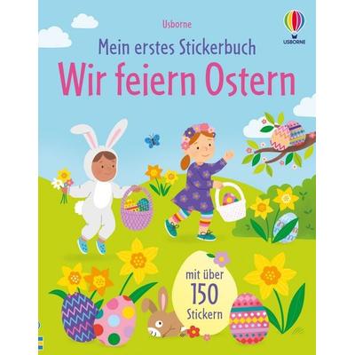 Mein erstes Stickerbuch: Wir feiern Ostern, Taschenbuch von Holly Bathie, Usborne, 978-1-03-570521-4