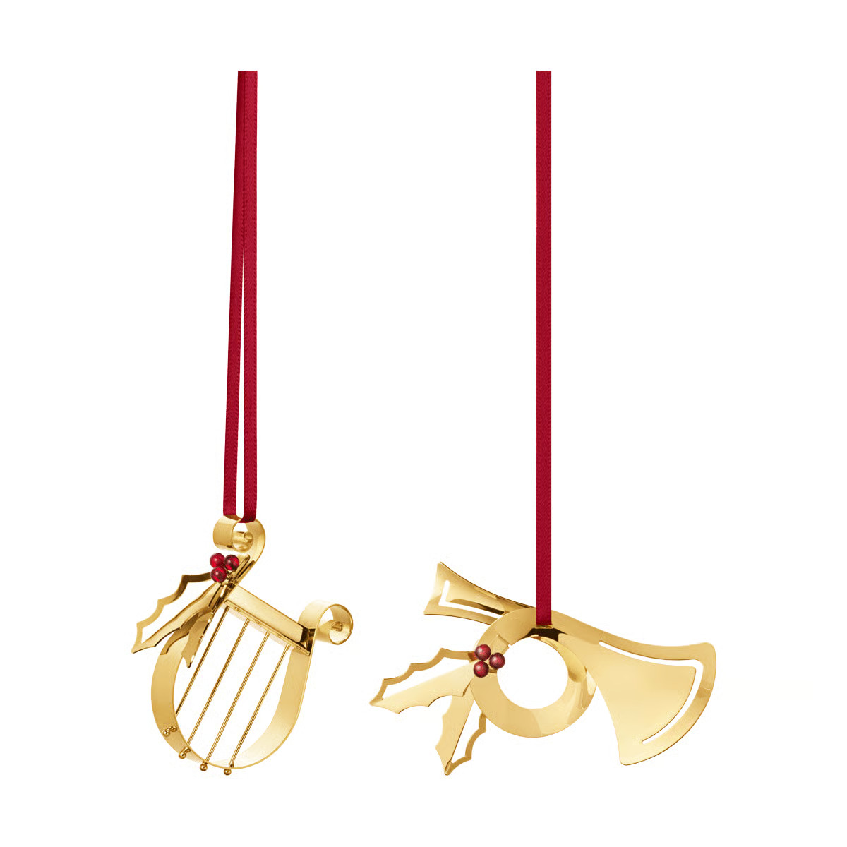 Georg Jensen kerstversieringsset 2026 goud