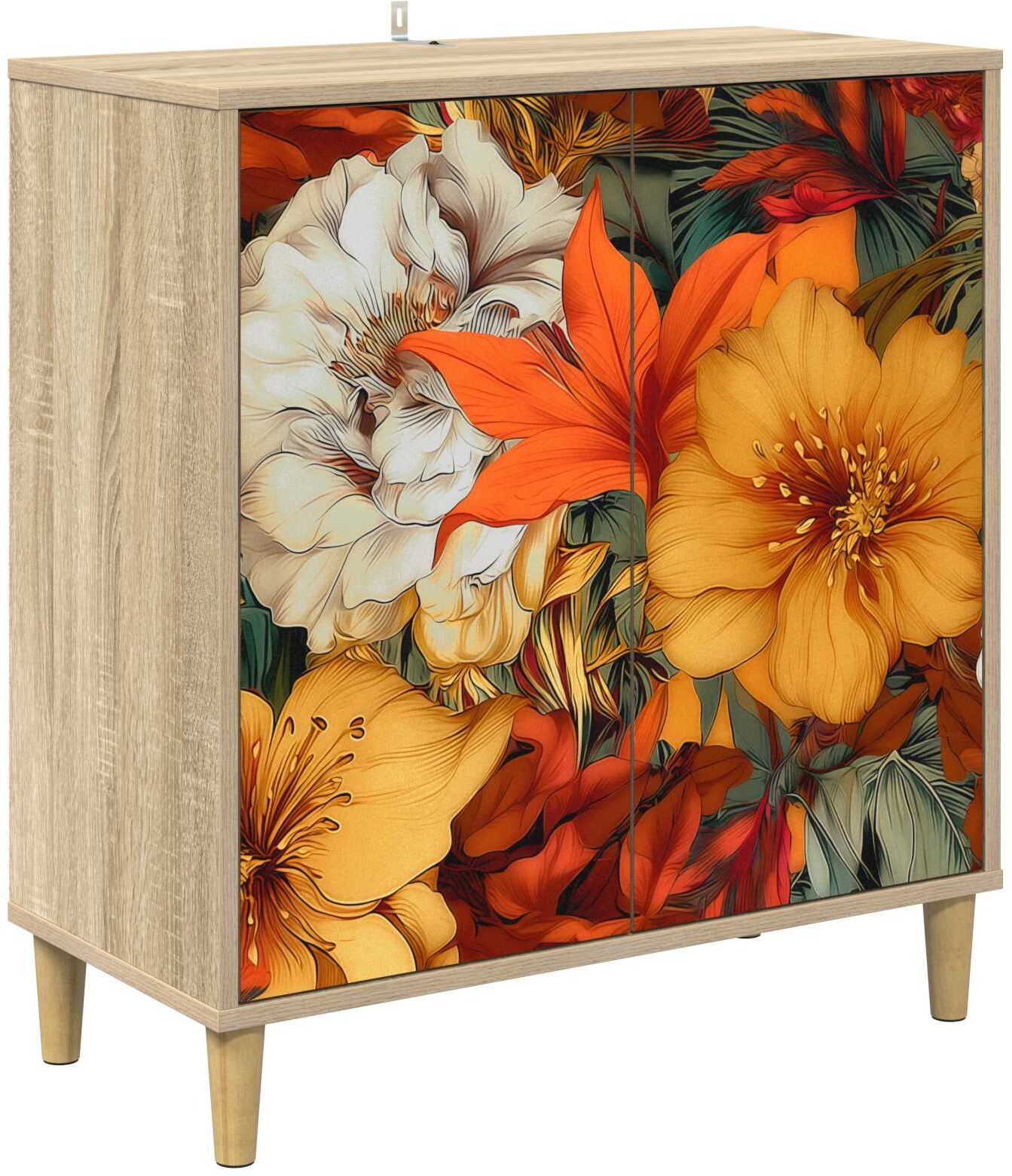 vidaXL Buffet GENNEP Sonoma 69 x 33 x 75 cm Bois d'ingénierie
