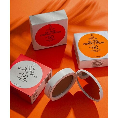 Youth Lab Oil-Free Compact Cream SPF 50 Combination to Oily Skin 10g Light SPF50