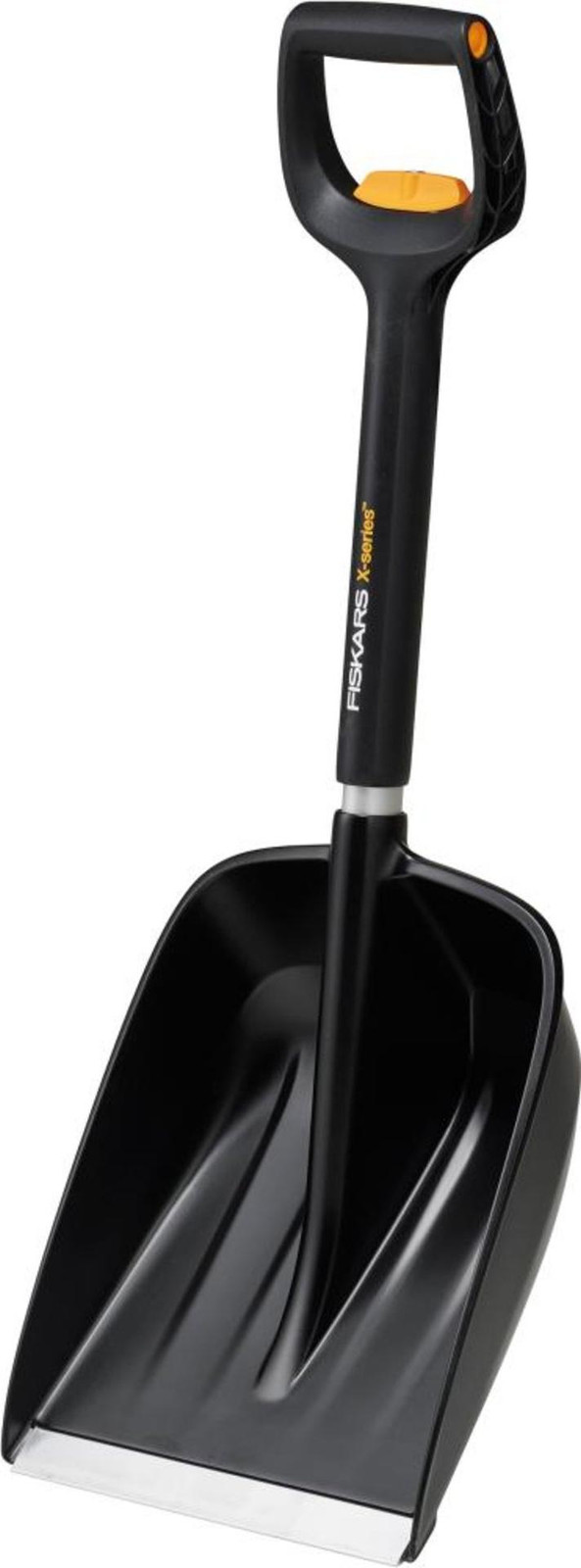 Fiskars Telescopische sneeuwschuiver voor auto's, zwart, 29 cm