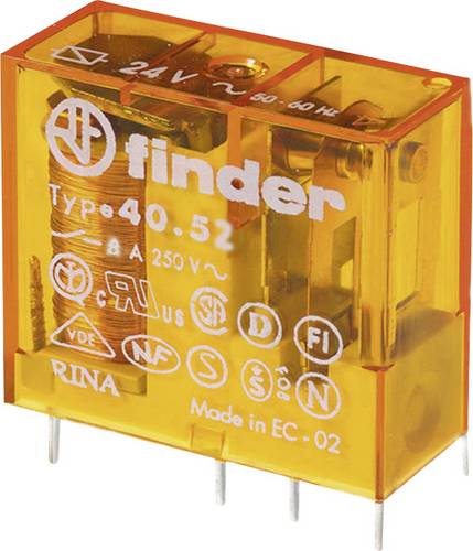 Finder 40.52.8.012.0000 Printrelais 12 V/AC 8 A 2 Wechsler 1 St.