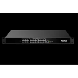 Fanvil PN24 2-Wire PoE Switch (24 Ports), Netzwerk Switch, Schwarz