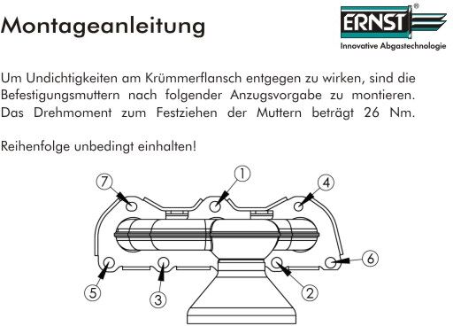 Ernst Krümmerkatalysator Katalysator Set 759229 Für Vag
