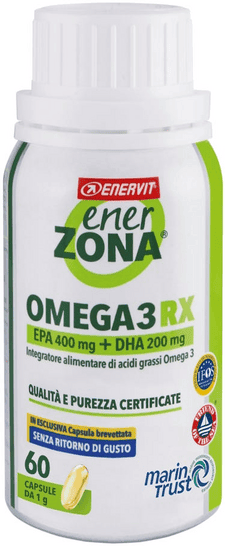 Enerzona Omega 3RX Integratore Olio Di Pesce 60 Capsule
