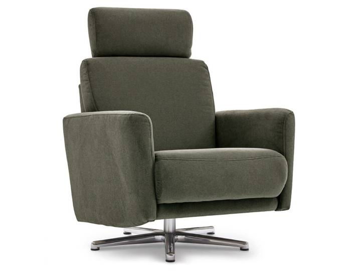 Calizza Interiors Lari Sessel - Flachgewebe Eco-Soil 156 forest