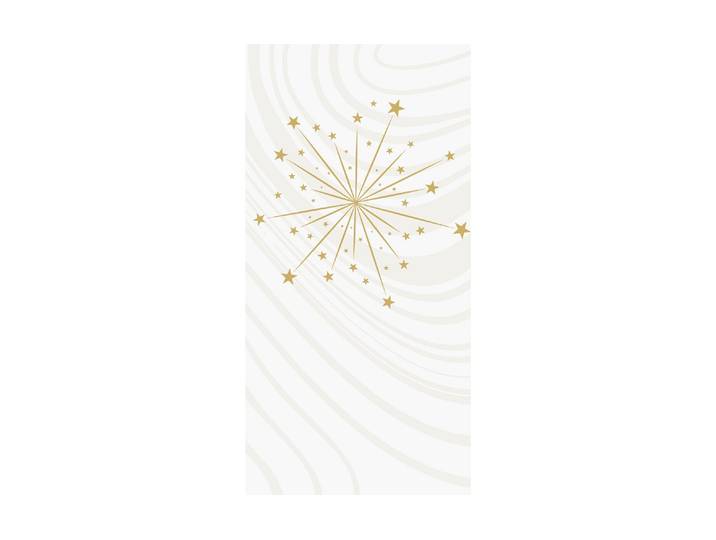 Papierserviette Duni Bio DSF 1/8, 40 x 40 cm 60 Stück , gold (weiß, gold), B:40cm L:40cm, Servietten, Papierserviette