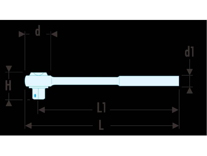 Facom Umschaltknarre 1/4\ staubdicht