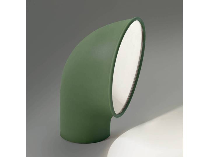 Artemide LED Sockelleuchte Piroscafo, grün, Aluminium, Design