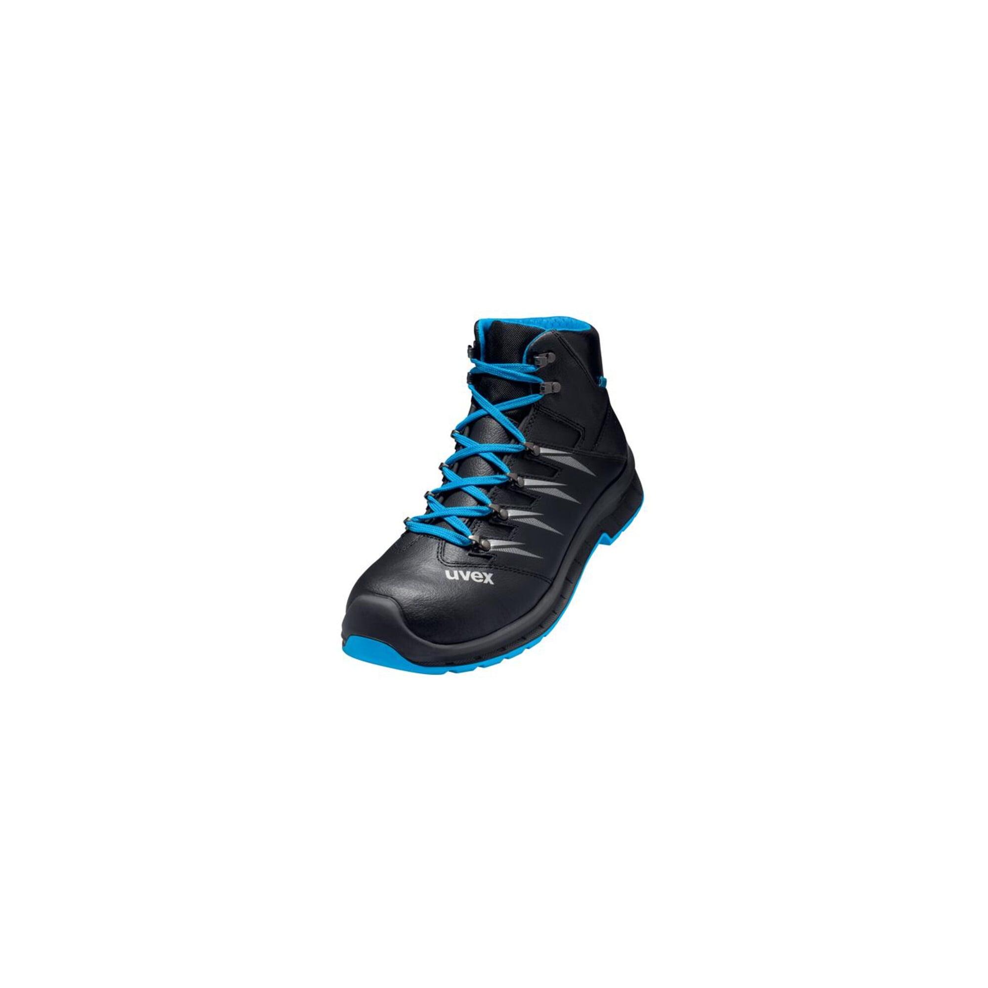 Uvex 2 Trend Sicherheitsstiefel S3 SRC aus Leder, Weite 11, Größe 41, Stahlkappe (6935241)