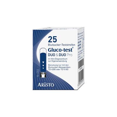 Gluco Test DUO Teststreifen 25 St
