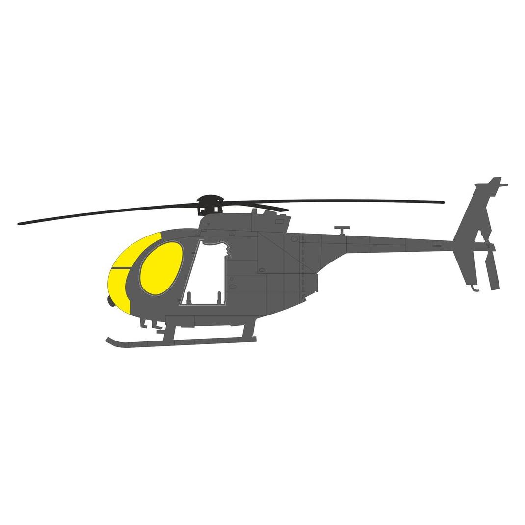Eduard MH-6J for ICM (EX1173)
