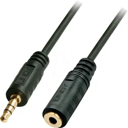 LINDY 35652 - Audio Kabel, 3,5 mm 3-Pin Klinken Stk. auf Kup., 2,0 m