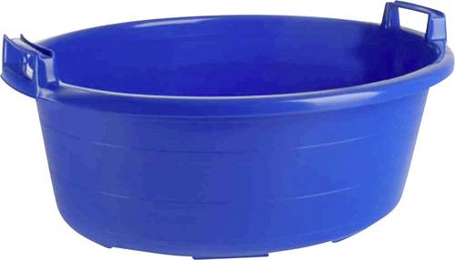 Wanne oval 65 cm/40l blau hochstehende Griffe