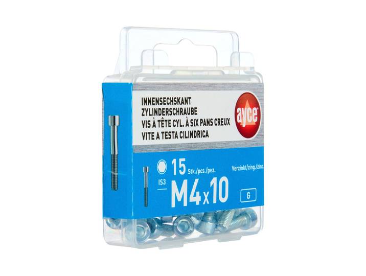 Ayce Innensechskant-Zylinderschraube M4 × 10 mm