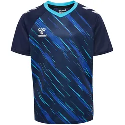 hummel, Jungen, Sportshirt, Hmlmatch Triumph Jersey S/S Kids (140), Blau