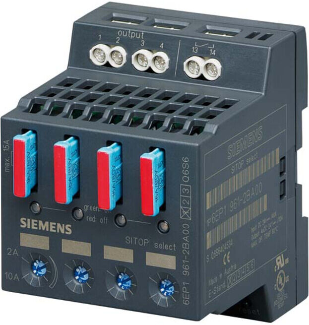 Siemens Module de diagnostic industriel numérique 24VDC, 4x10A, IP20 6EP1961-2BA00 (6EP19612BA00)