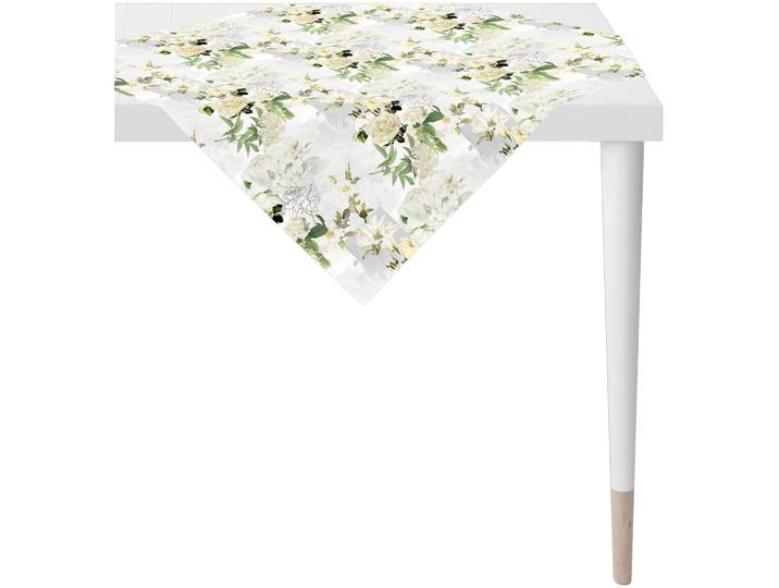 Mitteldecke APELT 6721 , weiß, B:88cm L:88cm, Baumwolle, Polyester, Tischdecken, Mitteldecke
