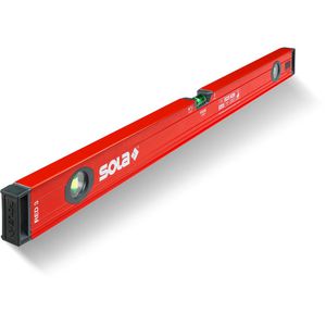 SOLA Wasserwaage 01214801, RED 3 60, 60cm, 3 Libellen