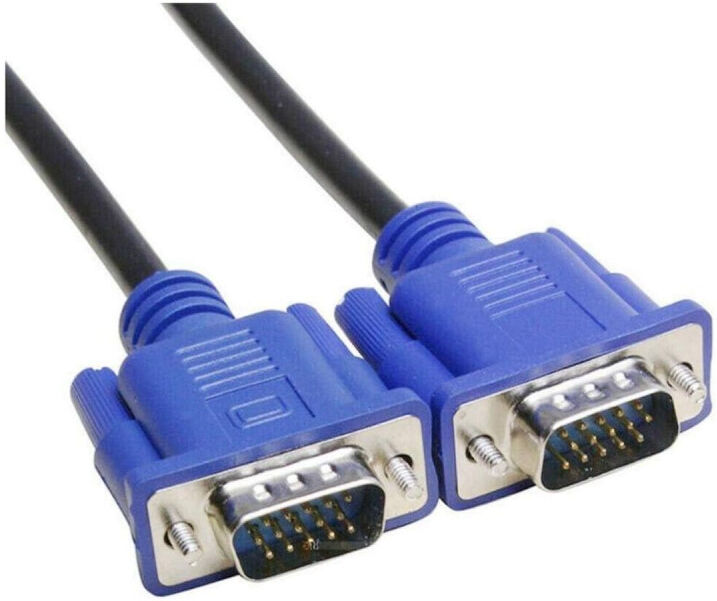 Cable VGA mâle vers VGA mâle 1.50m, Noir