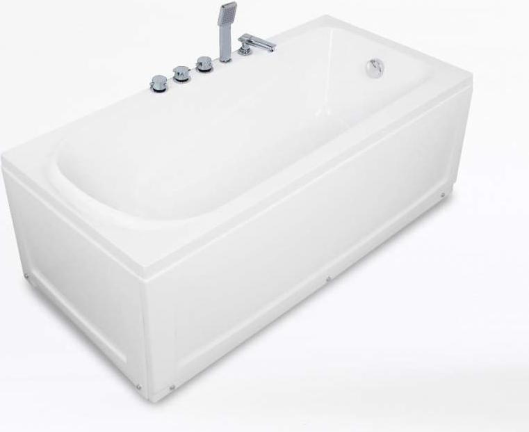 Eckbadewanne aus Acryl Fiberglas Design Ozone