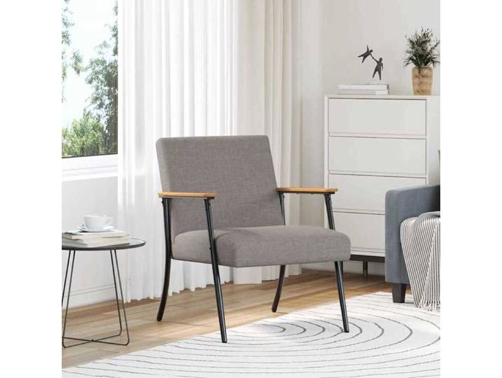 Taupe Tissu Chaise de relaxation 1 PERSONNE - Magnifique fauteuil Taupe 59x75x78cm tissu 59x75x78cm 8162