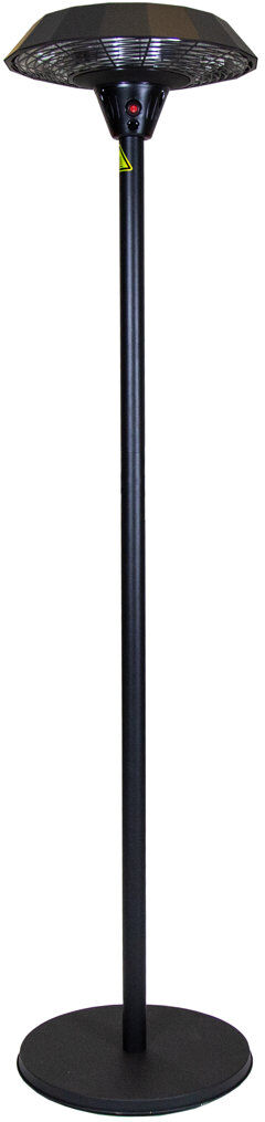 Charles Bentley Chay 6825 Electric Standing Patio Heater Black 195cm H X 45cm W X 45cm D