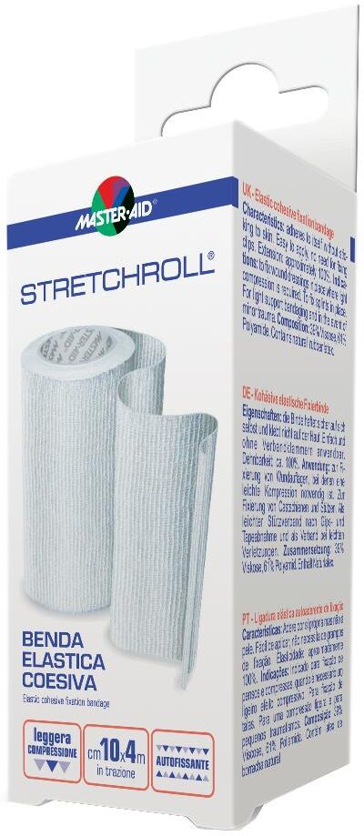 PIETRASANTA PHARMA SpA Master-Aid Stretchroll Benda Elastica 10 cm x 4 m
