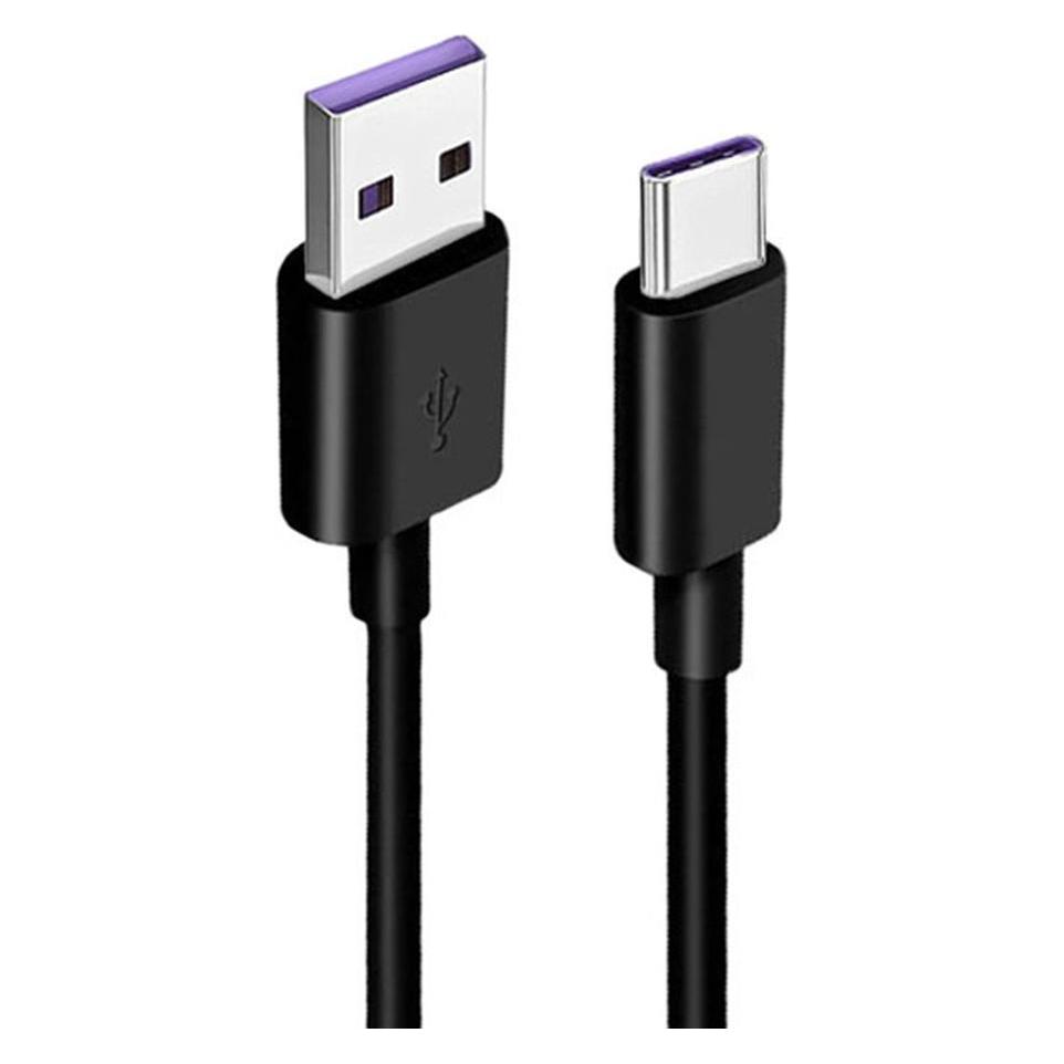 NoName Economy USB Type-C Kabel 100w Schwarz 3m (3 m, 100 W) (60441704)