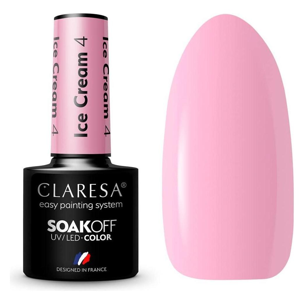 Claresa Eiscreme UV-Nagellack 5ml - 4er-Pack (Rosa) (45169834)