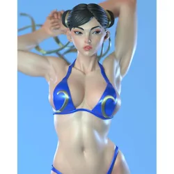 Black-Haired Asian Swimsuit Girl Swimsuit Edition | ESMonster