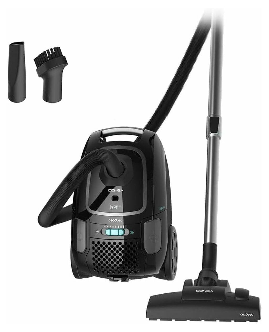 Cecotec Conga Powerbag 4000 XL Stofzuigzak, 4 liter, Zwart