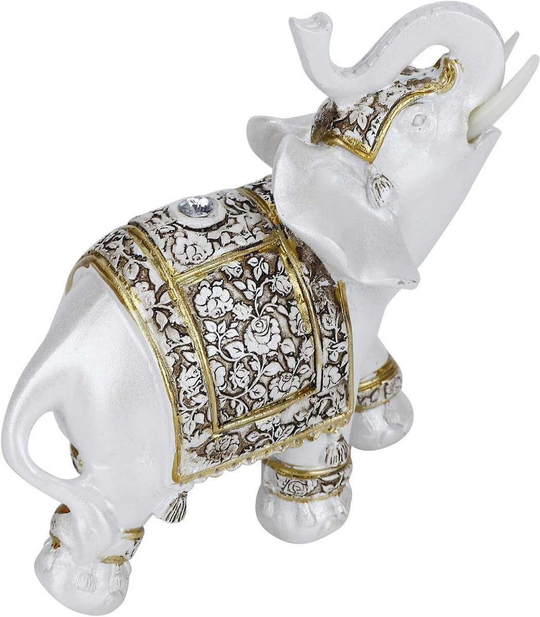 Goudporselein Hars Beeldje Dier - Decoratief Ornament voor Huisdecoratie