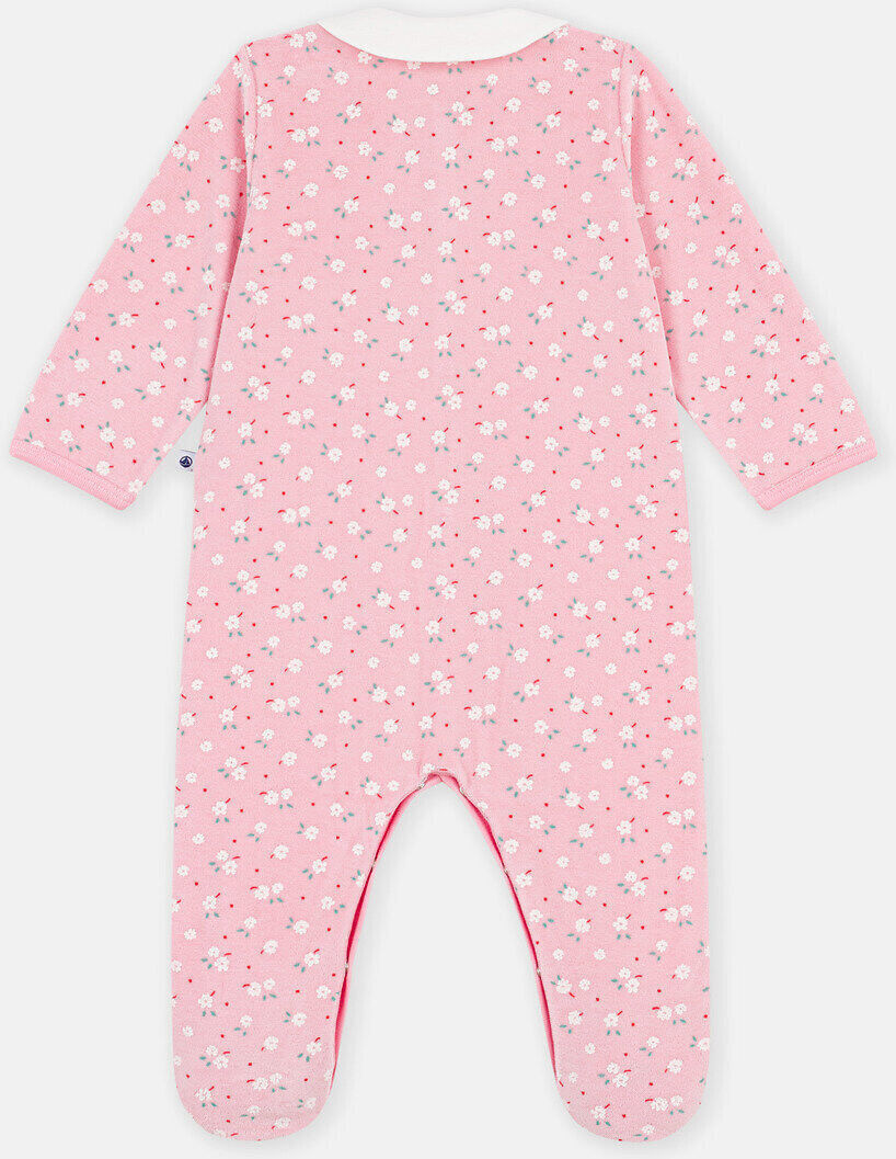 PETIT BATEAU Pyjama imprimé fleurs, col Claudine