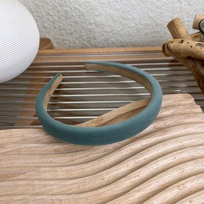 Modern Mode Marketplace Velvet Comfort Headband For Women & Girls Slim Velvet Headband Hair Accessory For Everyday Style grey