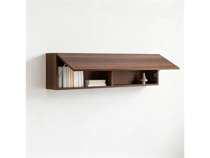 PEIVYRBCGA Wandschrank mit Tür Holz Aufbewahrung 4 Größen 60 80 100 120cm Wandschrank aus Holz für Badezimmer und Küche(E,120cm/in)