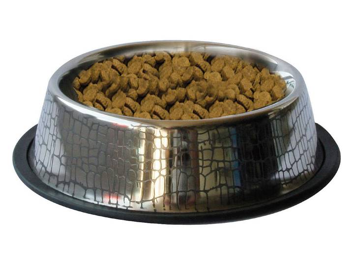 Edelstahlnapf Croco 0.24 l