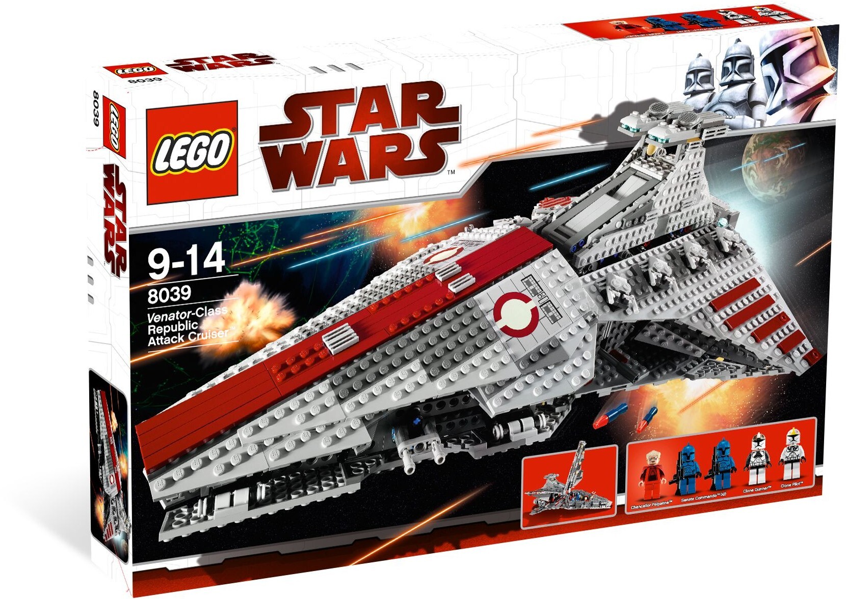 Lego Venator-class Republic Attack Cruiser, Multi, 9 Jahr(e), 14 Jahr(e)